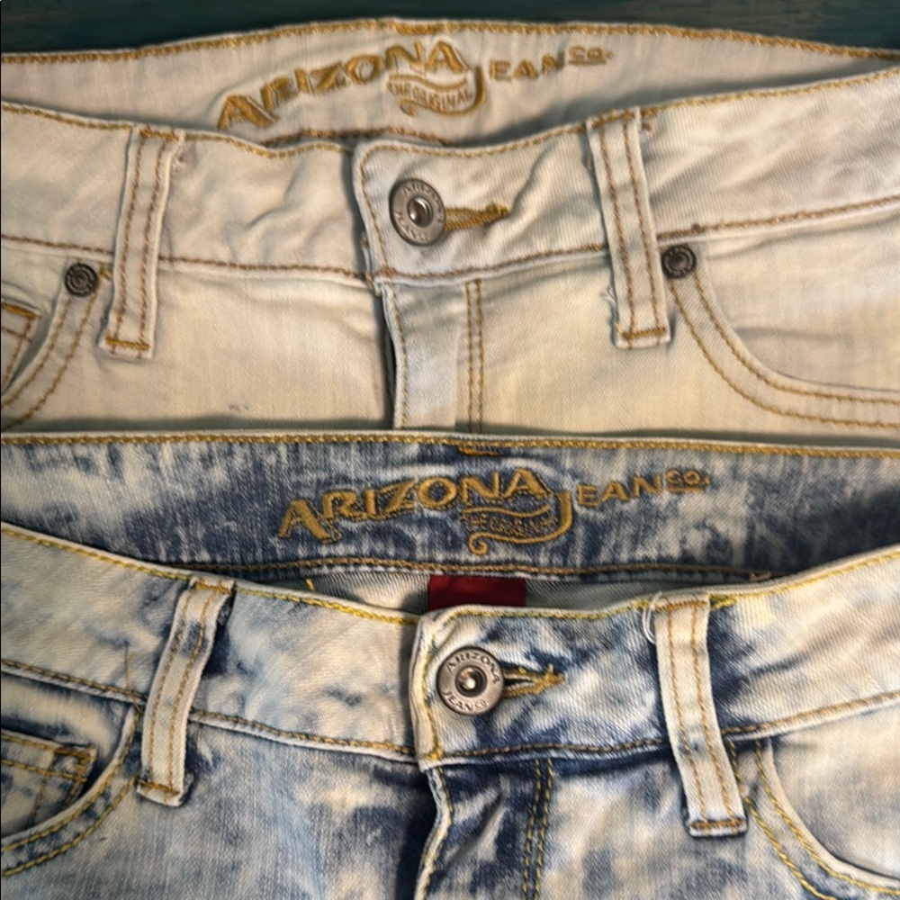 Arizona Jean Co. Acid Wash Jeans